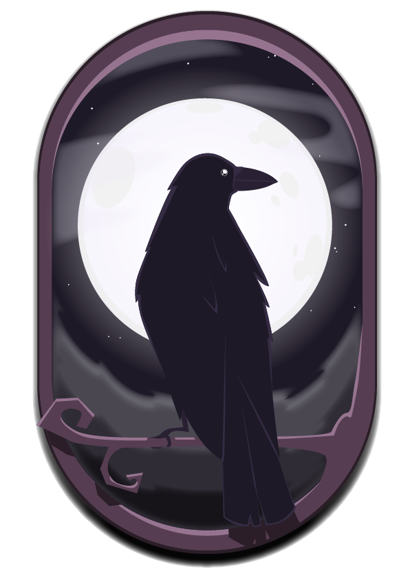 Transparent Facebook Spreadshirt Crow Purple Raven for Halloween