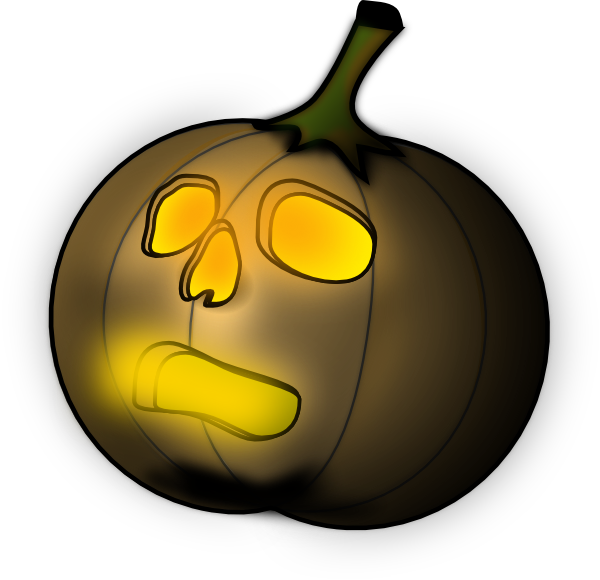 Transparent Pumpkin Jacko Lantern Lantern Emoticon Plant for Halloween