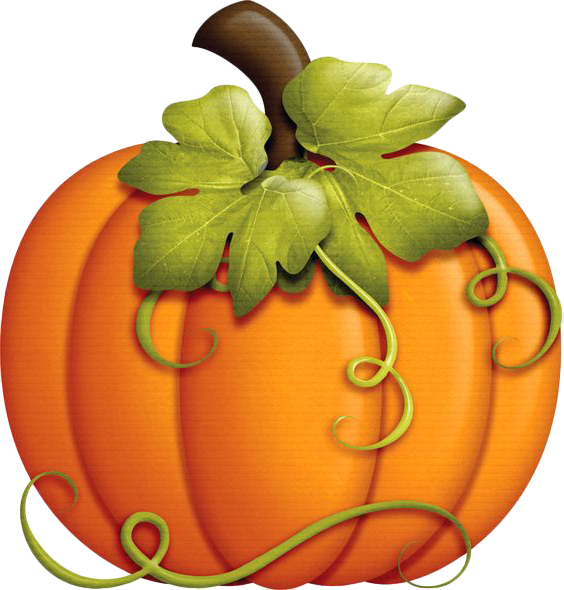 Transparent Autumn Pumpkin Thanksgiving Food Winter Squash for Halloween