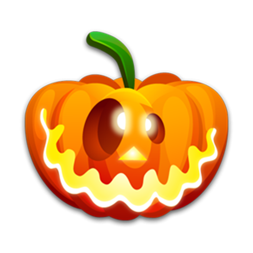 Transparent Pumpkin Jacko Lantern Emoticon Habanero Chili Winter Squash for Halloween