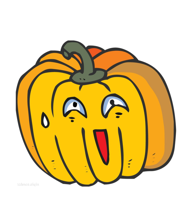 Transparent Pumpkin Pumpkin Pie Cartoon Food Calabaza for Halloween