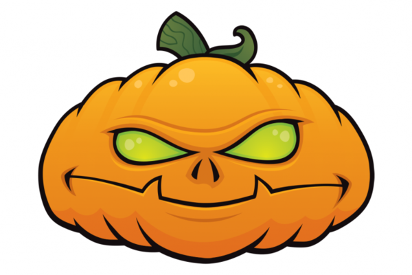 Transparent Pumpkin Monster Jacko Lantern Food Calabaza for Halloween