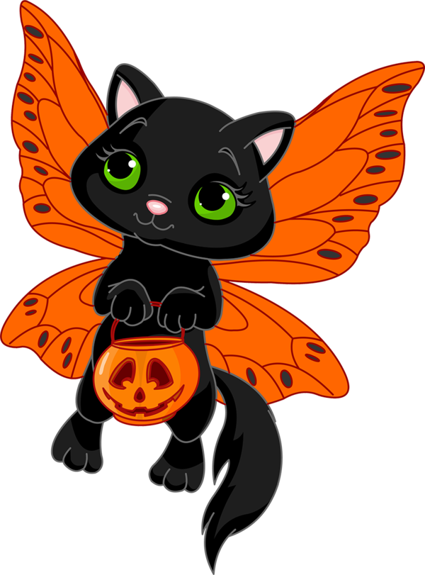 Transparent Tooth Fairy Fairy Halloween Black Cat Moths And Butterflies for Halloween