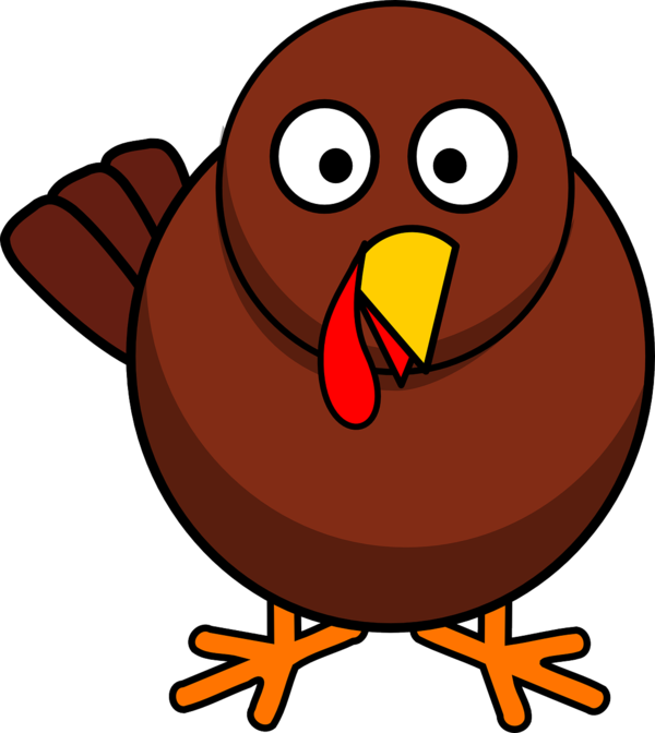 Transparent Turkey Turkey Meat Thanksgiving Beak Chicken for Thanksgiving