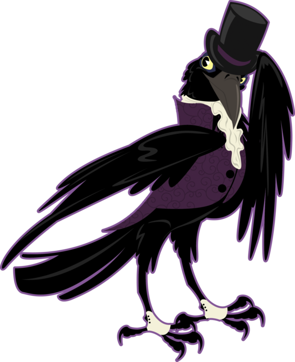 Transparent Bird Dance Common Raven Crow Like Bird Crow for Halloween