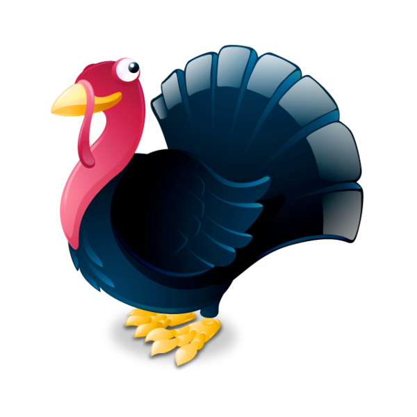 Transparent Thanksgiving
 Turkey Meat
 Thanksgiving Turkey
 Flightless Bird Cobalt Blue for Thanksgiving