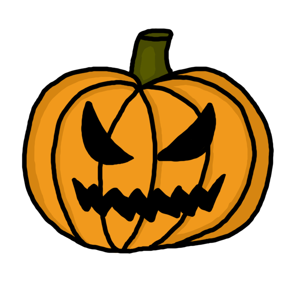 Transparent Jackolantern Pumpkin Pie Pumpkin Calabaza for Halloween