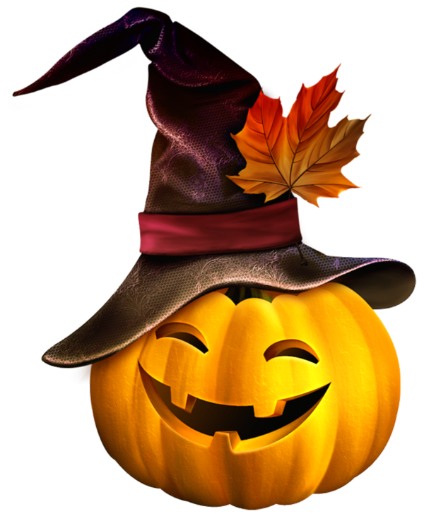 Transparent Jackolantern Halloween Hit Calabaza Witch Hat for Halloween