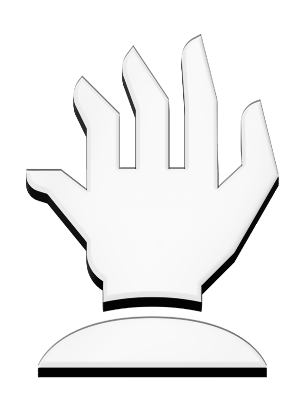 Transparent Finger Hand Gesture for Halloween