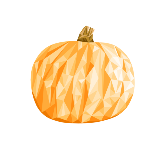 Transparent Lantern Orange Pumpkin for Halloween