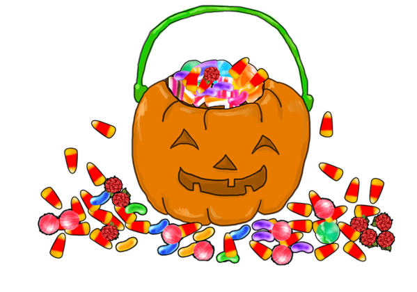 Transparent Halloween Trickortreating Pumpkin Trickortreat Calabaza for Halloween