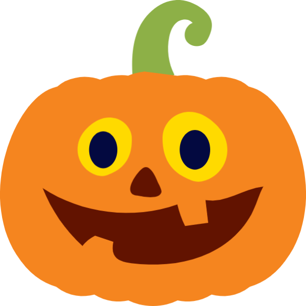 Transparent Jackolantern Sticker Pumpkin Calabaza for Halloween