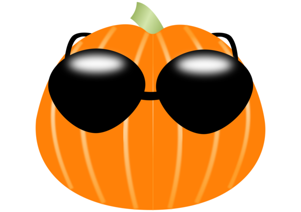Transparent Pumpkin Sunglasses Jacko Lantern Food Calabaza for Halloween