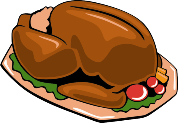 Transparent Ham Turkey Turkey Meat Fast Food for Thanksgiving