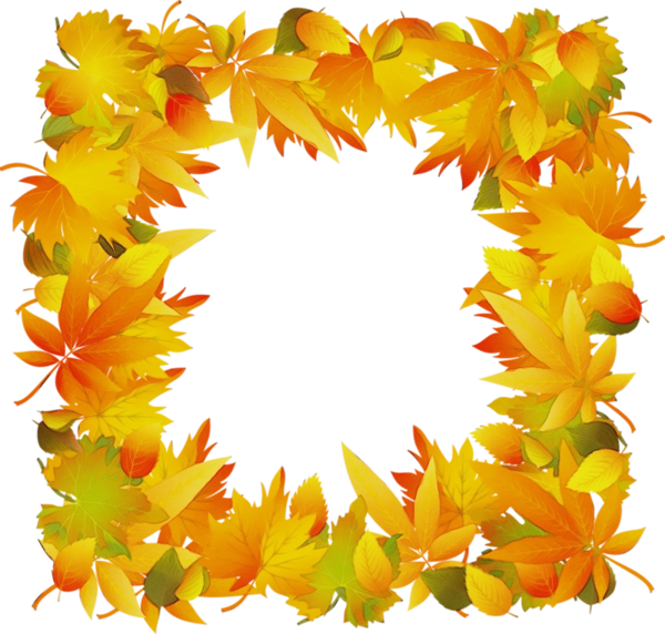 Transparent Thanksgiving Borders And Frames Picture Frames Yellow Lei for Thanksgiving
