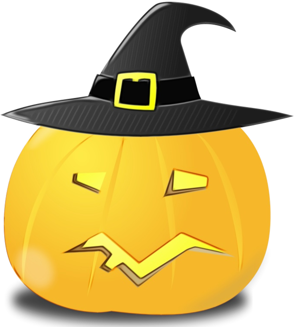 Transparent Trickortreat Jackolantern Witch Hat for Halloween