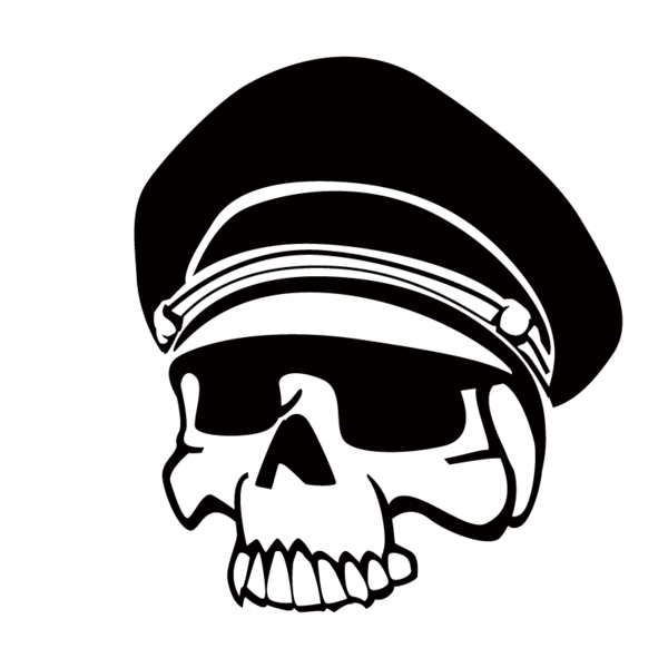 Transparent Skull Logo Drawing Helmet Bicycle Helmet for Halloween