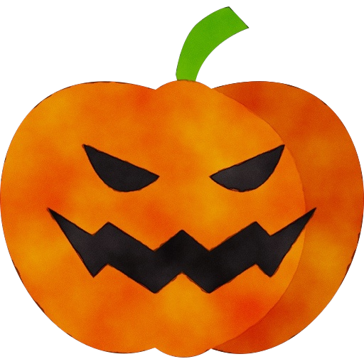 Transparent Pumpkin Jackolantern Carving Calabaza Orange for Halloween