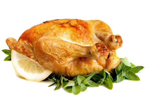 Transparent Roast Chicken Chicken Chicken Meat Hendl Thanksgiving Dinner for Thanksgiving