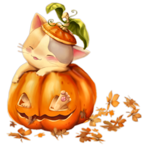 Transparent Calabaza Pumpkin Winter Squash for Halloween