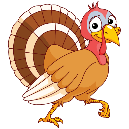 Transparent Thanksgiving Day Turkey Meat Thanksgiving Dinner Chicken Beak for Thanksgiving
