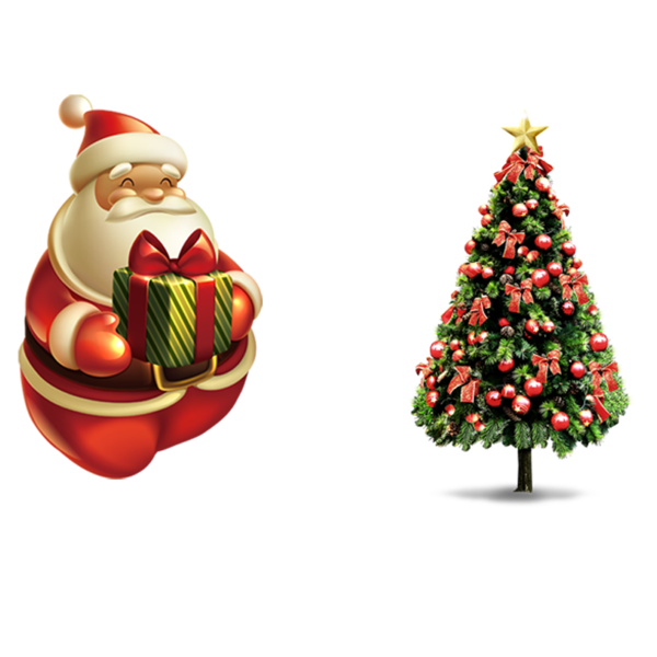 Transparent Santa Claus Christmas Christmas Decoration Fir Decor for Christmas