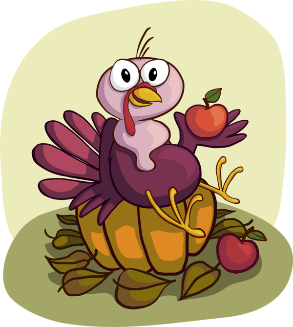 Transparent Turkey Thanksgiving Seelie Princess Owl Plant for Thanksgiving