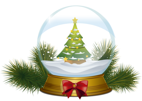 Transparent Crystal Ball Christmas Christmas Ornament Fir Pine Family for Christmas