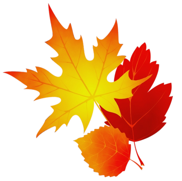Transparent Autumn Leaf Blog Tree for Thanksgiving