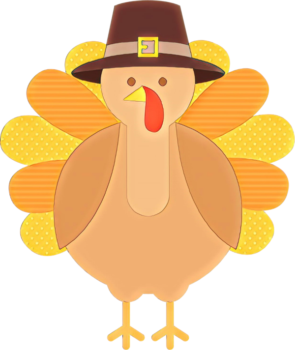 Transparent Drawing Turkey Meat Thanksgiving Cartoon Chicken for Thanksgiving