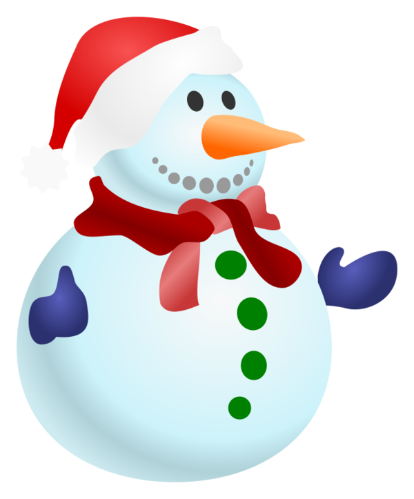 Transparent Snowman Christmas Day Santa Claus Christmas Ornament for Christmas