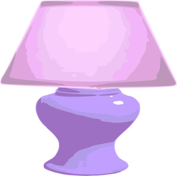 Transparent Light Lamp Electric Light Lilac Purple for Diwali