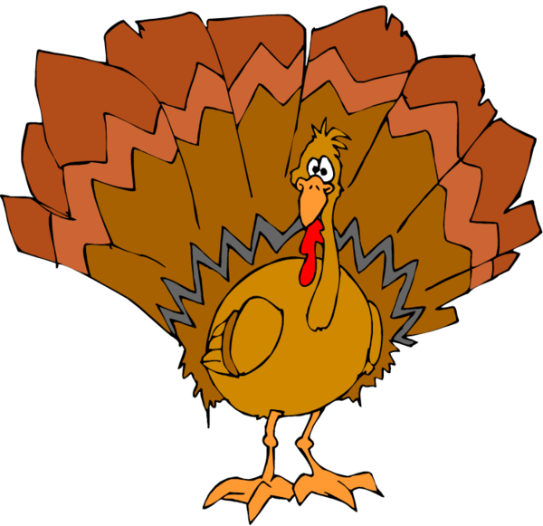 Transparent Turkey Thanksgiving Turkey Meat Cartoon Tail for Thanksgiving