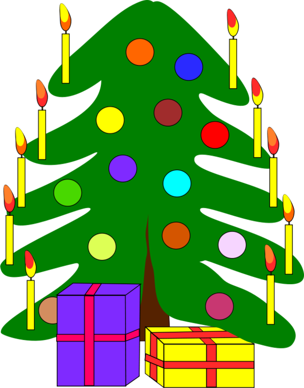 Transparent Christmas Christmas Tree Candle Point Christmas Decoration for Christmas
