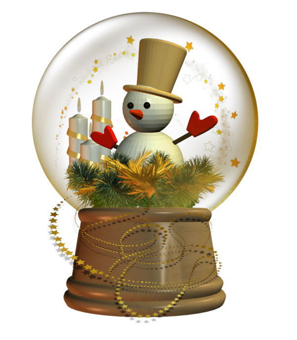 Transparent Christmas Ornament Christmas Snowman for Christmas