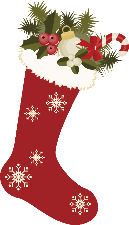Transparent Christmas Graphics Santa Claus Christmas Stockings Christmas Decoration Christmas Stocking for Christmas