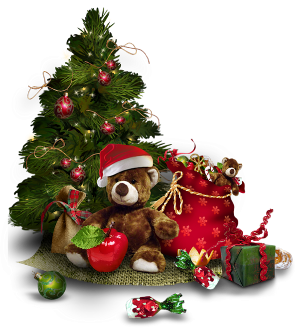 Transparent Santa Claus Christmas Tree Christmas Fir Christmas Decoration for Christmas