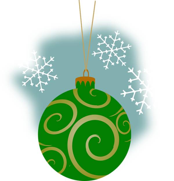 Transparent Christmas Ornament Ornament Christmas Tree Green for Christmas