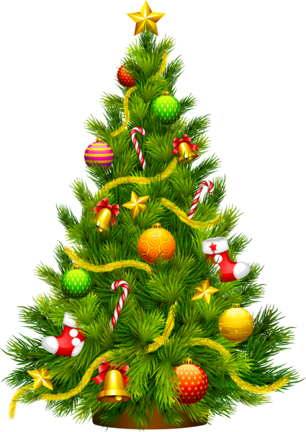 Transparent Santa Claus Christmas Tree Christmas Evergreen Pine Family for Christmas
