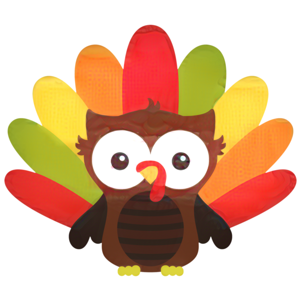 Transparent Thanksgiving Holiday Turkey Meat Cartoon Yellow for Thanksgiving
