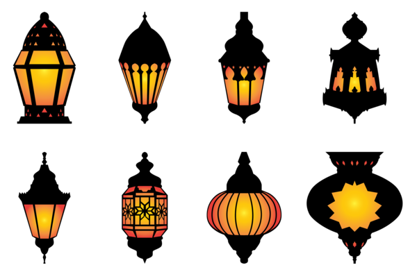 Transparent Pendant Light Lantern Lamp Yellow Lighting for Diwali