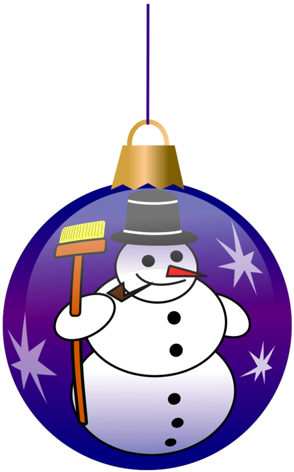 Transparent Drawing Christmas Bombka Snowman Christmas Ornament for Christmas