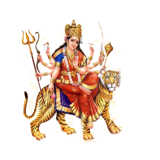 Transparent Vaishno Devi Navaratri Durga Mythology for Dussehra