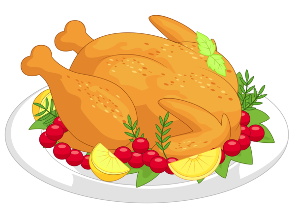 Transparent Turkey Thanksgiving Turkey Meat Cuisine Food for Thanksgiving