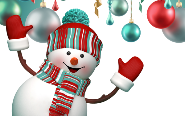 Transparent Santa Claus Paper Christmas Snowman Holiday for Christmas