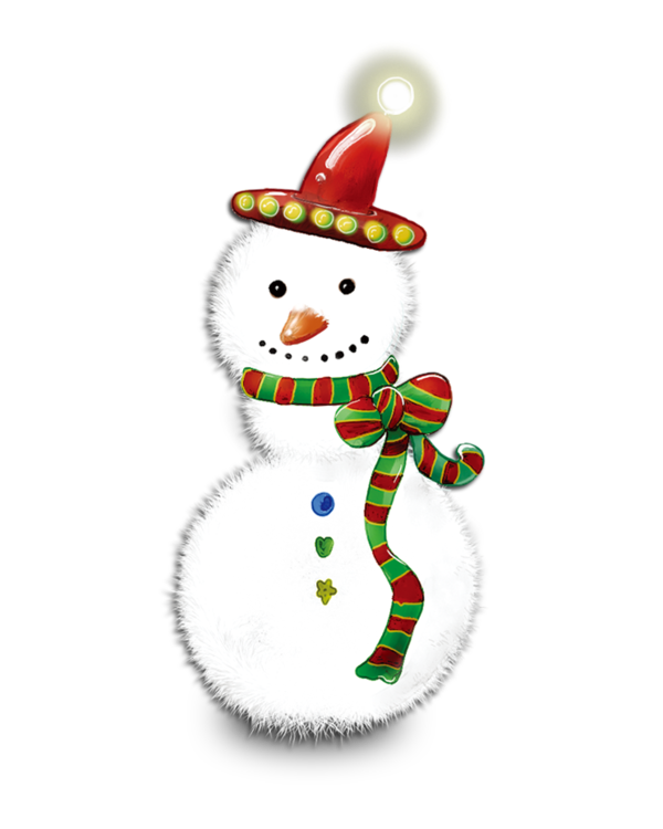 Transparent Santa Claus Christmas Snowman Christmas Ornament for Christmas