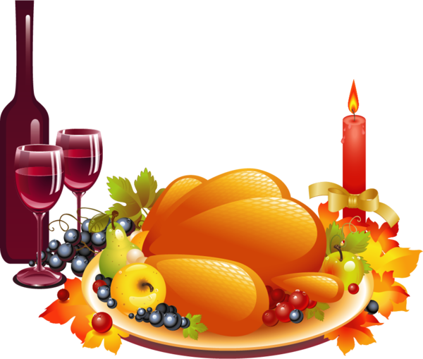 Transparent Red Wine Roast Chicken Thanksgiving Cuisine Food for Thanksgiving