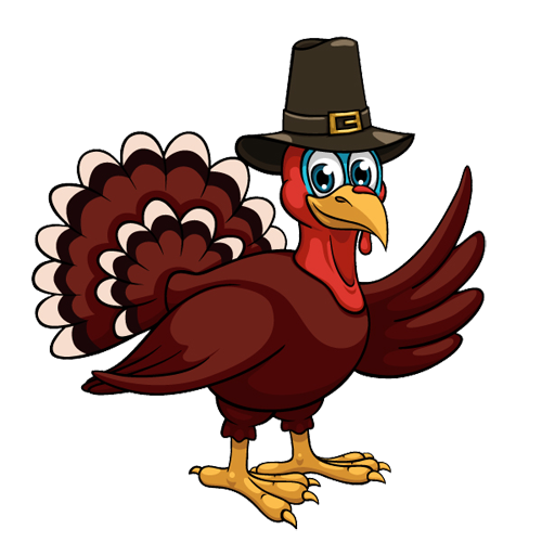 Transparent Thanksgiving Turkey Meat Thanksgiving Dinner Bird Cartoon for Thanksgiving