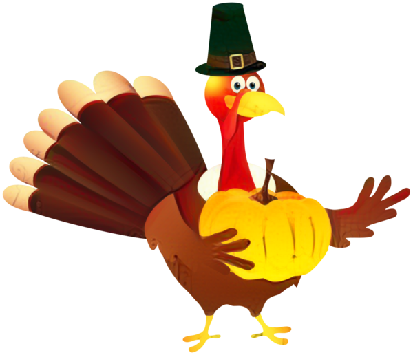 Transparent Thanksgiving Turkey Meat Wild Turkey Bird Chicken for Thanksgiving