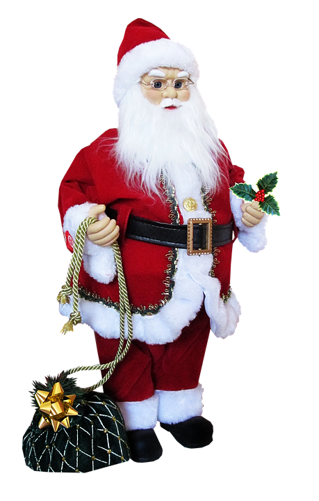 Transparent Santa Claus Father Christmas Christmas Christmas Ornament Decorative Nutcracker for Christmas